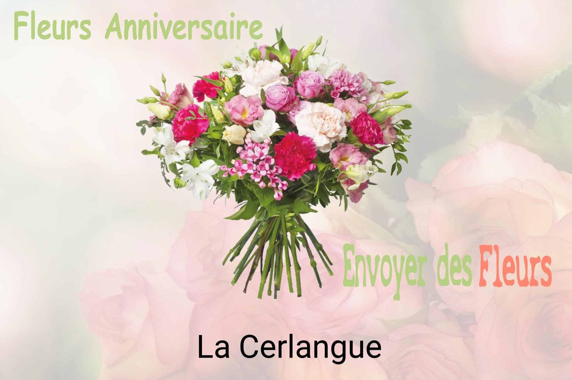 Bouquet de fleurs d’anniversaire livré à La Cerlangue